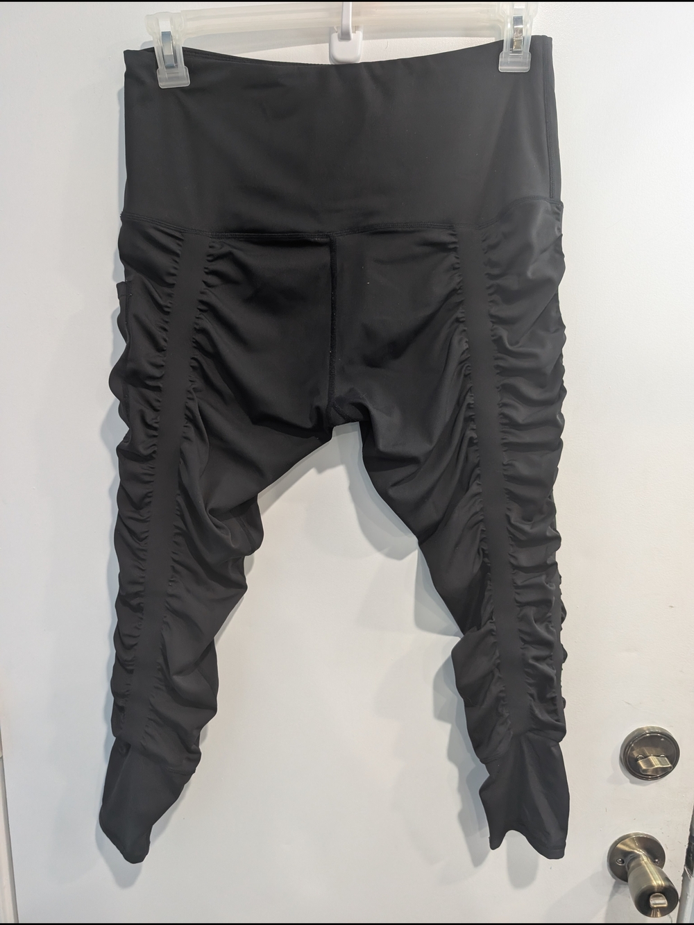 Skinnify Black Resistance Band Workout Leggings 6 Bands Size XL - Picture 7 of 7
